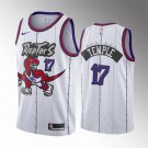 Toronto Raptors #17 Garrett Temple White Classic Edition Stitched Basketball Jersey