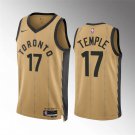 Toronto Raptors #17 Garrett Temple Gold 2023/24 City Edition Stitched Basketball Jersey