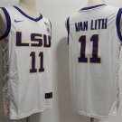 LSU Tigers #11 Hailey Van Lith White Stitched Jersey