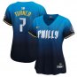 Trea Turner Philadelphia Phillies #7 Blue City Connect Jersey Stitched