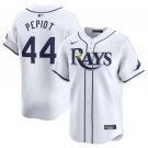 Tampa Bay Rays #44 Ryan Pepiot White 2024 Home Limited Stitched Baseball Jersey