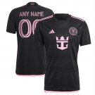 Inter Miami CF Custom Black 2024-25 Away Soccer Jersey