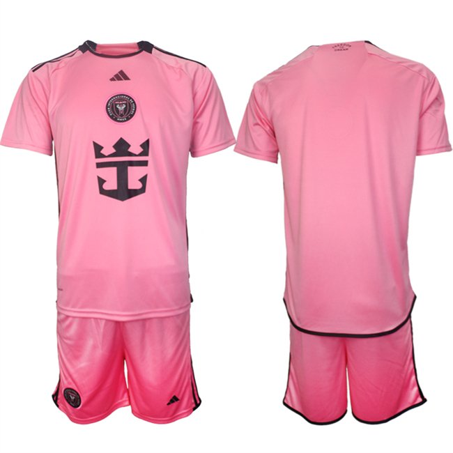 Men's Inter Miami CF Custom 2023/24 Pink Home Soccer Jersey Suit