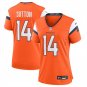 Denver Broncos #14 Courtland Sutton Orange 2024 F.U.S.E. Vapor Limited Stitched Football Jersey