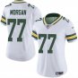 Green Bay Packers #77 Jordan Morgan White 2024 Draft Vapor Limited Stitched Football Jersey