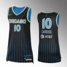 Chicago Sky #10 Kamilla Cordoso Black 2024 Explorer Edition Stitched Basketball Jersey