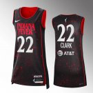 Indiana Fever #22 Caitlin Clark Black 2024 Unisex Rebel Edition Stitched Jersey