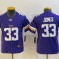 Minnesota Vikings #33 Aaron Jones Purple Vapor Untouchable Limited Stitched Jersey
