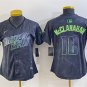 Shane McClanahan Tampa Bay Rays #18 Charcoal City Connect Stitched Jersey