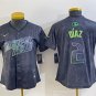 Yandy D&Atilde;&shy;az Tampa Bay Rays #2 Charcoal City Connect Limited Stitched Jersey