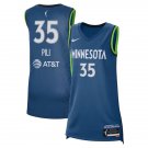 Minnesota Lynx #35 Alissa Pili Blue 2024 Explorer Edition Stitched Jersey