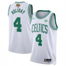 Boston Celtics #4 Jrue Holiday White 2024 Finals Association Edition Stitched Basketball Jersey