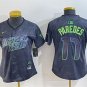 Isaac Paredes Tampa Bay Rays #17 Charcoal City Connect Stitched Jersey