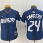 Detroit Tigers #24 Miguel Cabrera 2024 Navy City Connect Cool Base Limited Stitched Baseball Jersey