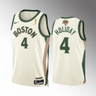 Boston Celtics #4 Jrue Holiday 2024 Finals Champions City Edition Stitched Basketball Jersey