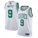 Celtics #9 Derrick White White 2024 Finals Champions Association Edition Stitched Basketball Jersey