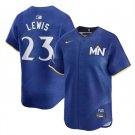 Minnesota Twins #23 Royce Lewis Royal 2024 City Connect Limited Stitched Baseball Jersey