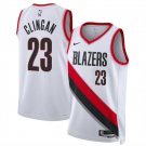 Portland Trail Blazers #23 Donovan Clingan White 2024 Draft Association Edition Stitched Jersey