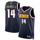 Denver Nuggets #14 DaRon Holmes II Navy 2024 Draft Icon Edition Stitched Basketball Jersey