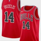 Chicago Bulls #14 Matas Buzelis Red 2024 Draft Icon Edition Stitched Basketball Jersey