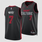 Miami Heat #7 Kel'el Were Black 2024 Draft City Edition Stitched Basketball Jersey