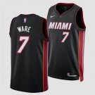 Miami Heat #7 Kel'el Were Black 2024 Draft Icon Edition Stitched Basketball Jersey