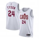 Cleveland Cavaliers #24 Jaylon Tyson White 2024 Draft Association Edition Stitched Jersey