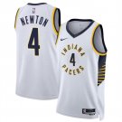 Indiana Pacers #4 Tristen Newton White 2024 Draft Association Edition Stitched Basketball Jersey