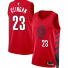 Portland Trail Blazers #23 Donovan Clingan Red Statement Edition Stitched Basketball Jersey