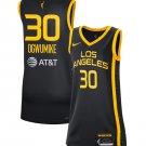 Los Angeles Sparks #30 Nneka Ogwumike Black Rebel Edition Stitched Jersey