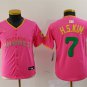 San Diego Padres ##7 Ha-Seong Kim Pink Cool Base Stitched Baseball Jersey