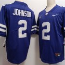 Kansas State Wildcats #2 Avery Johnson Purple Vapor Stitched Jersey