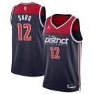 Washington Wizards #12 Alexandre Sarr Navy Statement Edition Stitched Basketball Jersey