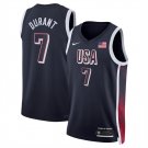 USA Basketball #7 Kevin Durant Navy 2024 Swingman Stitched Jersey