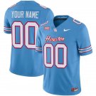 Houston Cougars Active Player Custom Light Blue 'Oilers Inspired' Limited Stitched Jersey