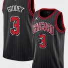 Chicago Bulls #3 Josh Giddey Black Statement Edition Stitched Basketball Jersey