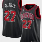 Chicago Bulls #27 Chris Duarte Black 2024 Draft Statement Edition Stitched Basketball Jersey