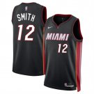 Miami Heat #12 Dru Smith Black 2024 Icon Edition Stitched Basketball Jersey