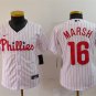 Philadelphia Phillies #16 Brandon Marsh White Stitched Baseball Jersey