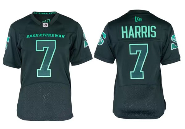 Saskatchewan Roughriders #7 Harris Stitched Jersey