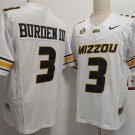 Missouri Tigers #3 Luther Burden III 2023 F.U.S.E. White Rose Bowl Patch Stitched Jersey