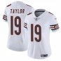 Chicago Bears #19 Tory Taylor White Vapor Stitched Football Jersey