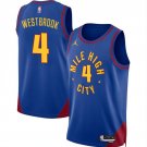 Denver Nuggets #4 Russell Westbrook Blue 2024 Statement Edition Stitched Basketball Jersey