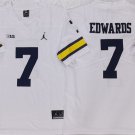 Michigan Wolverines #7 Donovan Edwards White Stitched Jersey