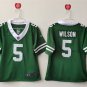 New York Jets #5 Garrett Wilson Green 2024 F.U.S.E. Vapor Limited Stitched Jersey
