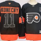 Philadelphia Flyers #11 Travis Konecny Black 2024 Stitched Hockey Jersey