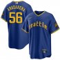Seattle Mariners #56 Randy Arozarena Royal City Connect Cool Base Stitched jersey