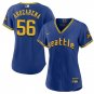 Seattle Mariners #56 Randy Arozarena Royal City Connect Cool Base Stitched jersey