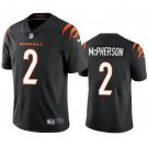 Cincinnati Bengals #2 Evan McPherson Black Vapor Untouchable Limited Stitched Jersey
