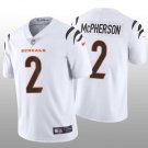 Cincinnati Bengals #2 Evan McPherson White Vapor Untouchable Limited Stitched Jersey